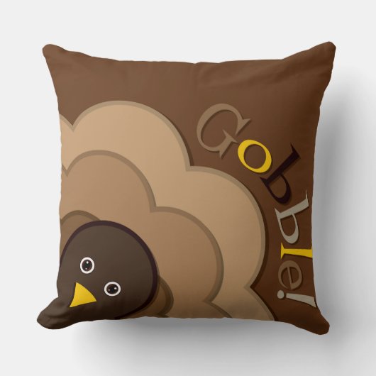 感謝祭の隠し七面鳥 クッション (正面)