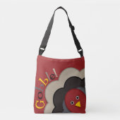 感謝祭の隠れる七面鳥 クロスボディバッグ (正面)