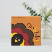 感謝祭の隠れ七面鳥 招待状 (スタンド正面)