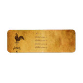 感謝祭の雄鶏 ラベル (正面)