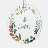 感謝祭の離れ紅葉名YEAR Keepsake セラミックオーナメント (左)