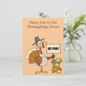 感謝祭の食べポーク·トルコ 招待状 (スタンド正面)