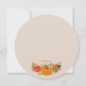 感謝祭の食事と飲み会にお誘いします 招待状 (裏面)