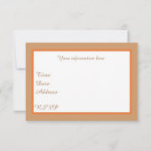 感謝祭の食事の追加情報 招待状 (裏面)