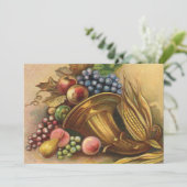 感謝祭の食事への招待 招待状 (スタンド正面)