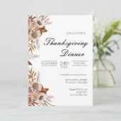 感謝祭の食事への招待 招待状 (スタンド正面)