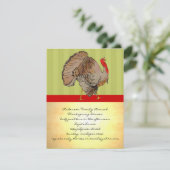 感謝祭の食事への招待 招待状 (スタンド正面)