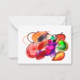 感謝祭の食事 ノートカード