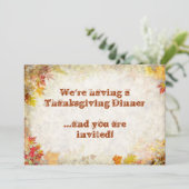 感謝祭の食事 招待状 (スタンド正面)