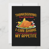 感謝祭の食事 招待状 (正面)