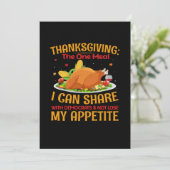 感謝祭の食事 招待状 (スタンド正面)