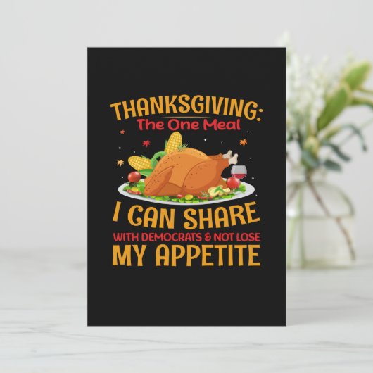 感謝祭の食事 招待状 (スタンド正面)