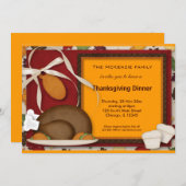 感謝祭の食事 招待状 (正面/裏面)