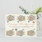 感謝祭の食卓のイラスト シーズンカード (スタンド正面)