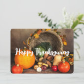 感謝祭の食卓 豊かな収穫 シーズンカード (スタンド正面)