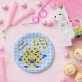 感謝祭の饗宴おもしろいなパイしゃれの秋のディナー・パーティ ペーパープレート (パーティー)