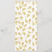 感謝祭の饗宴カスタムディナーメニュー メニュー (裏面)