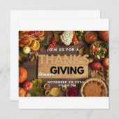 感謝祭の魔法を特別で体験する 招待状 (正面/裏面)