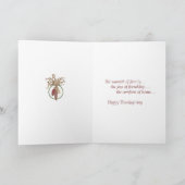 感謝祭の~の挨拶状のための家 シーズンカード (内部)