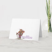 感謝祭の~の温和な王国の挨拶状 シーズンカード (裏面)