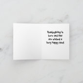 感謝祭の**ベビー**の場合 シーズンカード (内部)