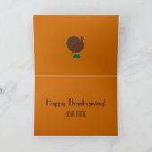 感謝祭のMartzkinの巡礼者カード© 2012年のM. Martz シーズンカード (内部)