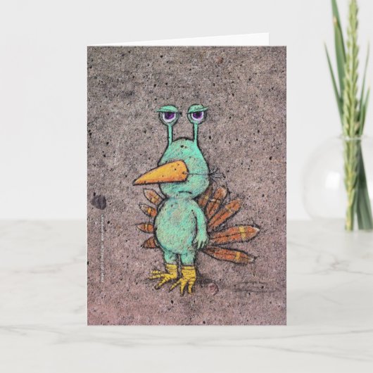 感謝祭のslurkeyカード シーズンカード (正面)