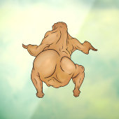 感謝祭のTwerkey窓用ステッカー ウィンドウサイン (シート3)