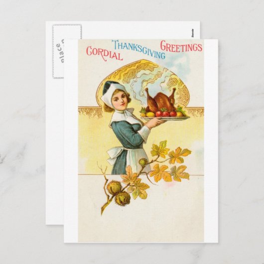 感謝祭はがき シーズンポストカード (正面/裏面)