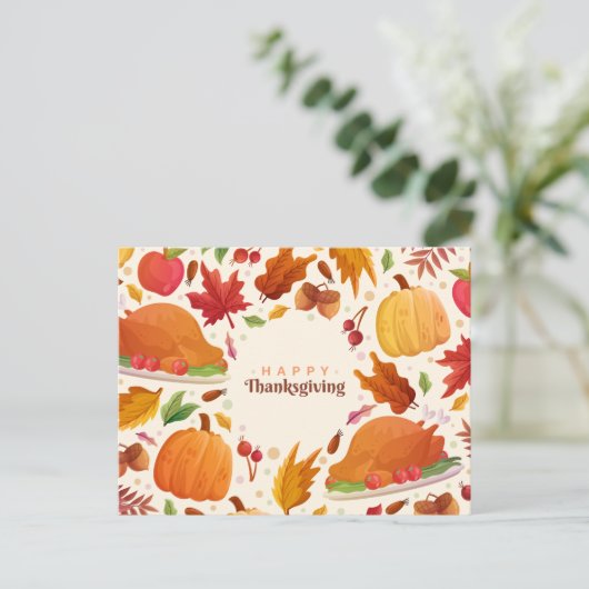 感謝祭はがき シーズンポストカード (スタンド正面)