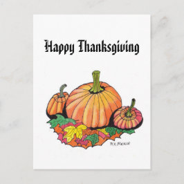 感謝祭はがき シーズンポストカード