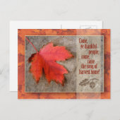 感謝祭はがき シーズンポストカード (正面/裏面)