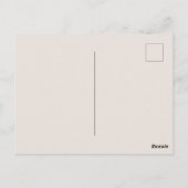 感謝祭はがき ポストカード (裏面)