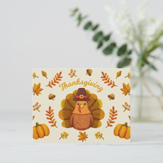 感謝祭はがき ポストカード (スタンド正面)