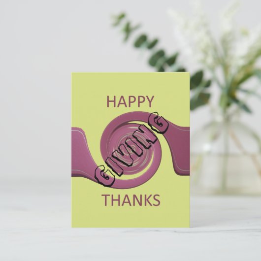 感謝祭はがき ポストカード (スタンド正面)