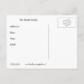 感謝祭はがき/招待状 インビテーションポストカード (裏面)