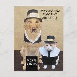 感謝祭はがき/招待状 インビテーションポストカード