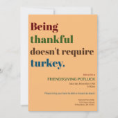 感謝祭はトルコを必要としない シーズンカード (正面)