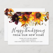 感謝祭ひまわり秋引越し告知 (正面/裏面)