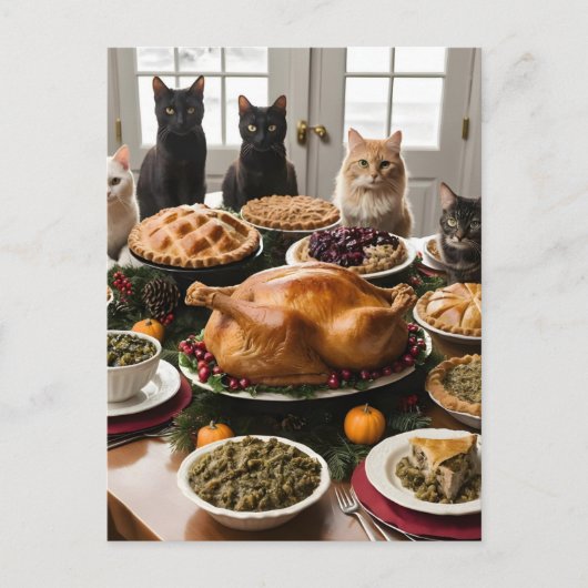 感謝祭へようこそ シーズンポストカード (正面)