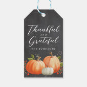 感謝祭またはフレンズギビング ギフトラベル ギフトタグ (正面)
