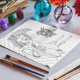 感謝祭りごちん絵本はがき シーズンカード