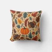 感謝祭をテーマにしたクッション クッション (正面)
