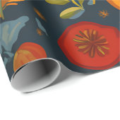 感謝祭をテーマにした包装紙 ラッピングペーパー (ロールコーナー)