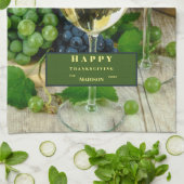 感謝祭をパーソナライズユニークする キッチンタオル (折り畳み)