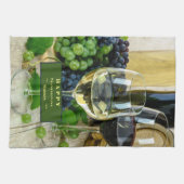 感謝祭をパーソナライズユニークする キッチンタオル (横)