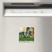 感謝祭をパーソナライズユニークする マグネット (インサイチュ (食洗機))