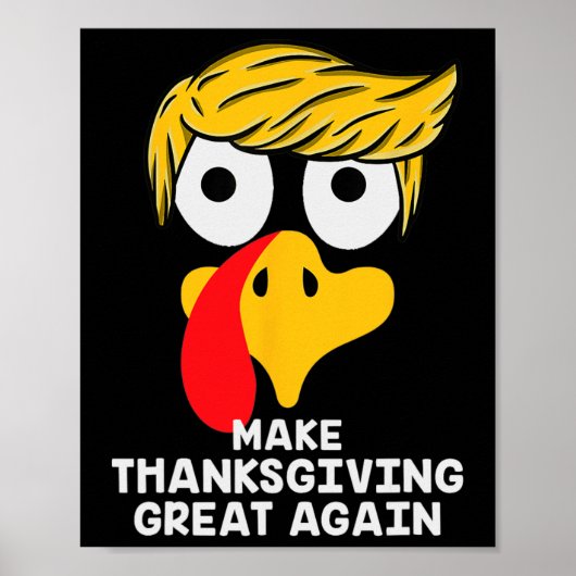 感謝祭を再素晴らしびトランプのトルコおもしろい2 ポスター (正面)