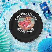 感謝祭を再素晴らしびトランプキンにする – 政治 ペーパープレート (パーティー)