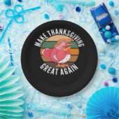 感謝祭を再素晴らしびトランプキンにする – Hallowee ペーパープレート (パーティー)